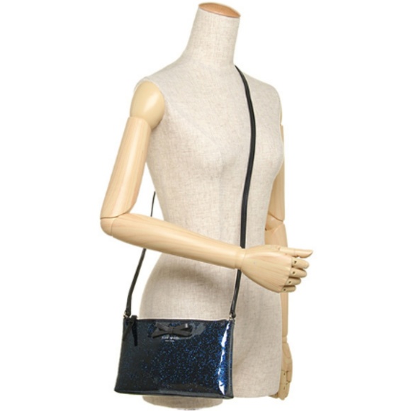 kate spade Handbags - Kate Spade Mavis Street Blue Glitter Amy Crossbody